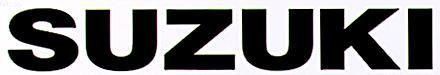 MM SUZUKI Schrift Aufkleber 28x4,5 cm